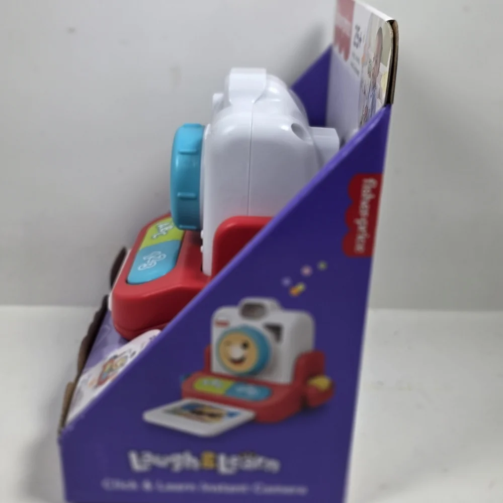 Fisher-Price Laugh & Learn Click & Learn Camera - Red, Blue, White